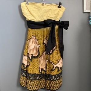 Vanessa Virginia Baxter Bay Dress from Anthropologie | Fish Print | Size 6